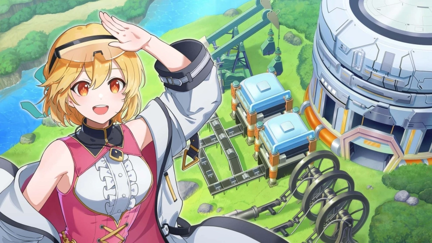 Ролевой симулятор moorestech позволит построить фабрику руками анимешной девочки